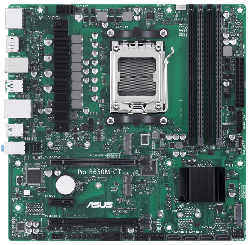 ASUS PRO B650M-CT-CSM AMD B650 Socket AM5 micro ATX (ASUS Mainboard PRO B650M-CT-CSM - micro ATX - Socket AM5 - A)