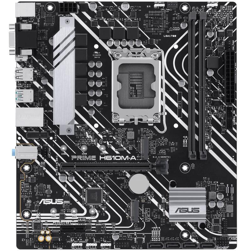 ASUS MB H610 PRIME H610M-A-CSM LGA1700 DDR5 DUAL M2 90MB1G20-M0EAYC