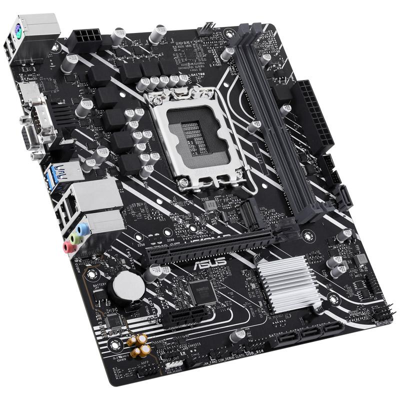 MB ASUS PRIME H610M-D 1700 (RAPTOR/ALDER LAKE), 2DDR5, VGA+HDMI PCIE, USB 3.2, 4*SATA, M.2 mATX