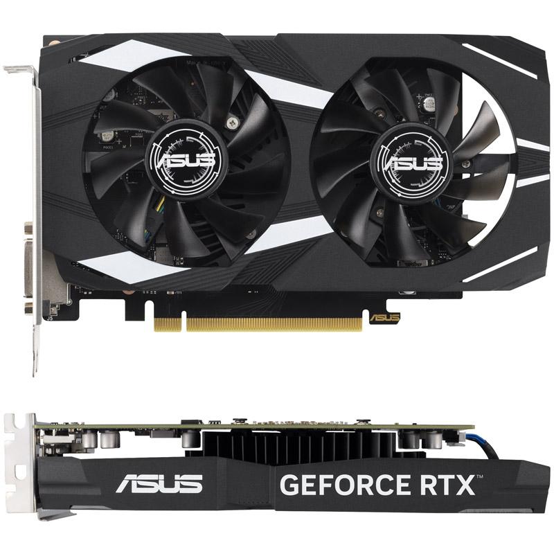 SVGA ASUS NVIDIA DUAL-RTX3050-O6G 6GB GDDR6 96bit DVI+HDMI+DP