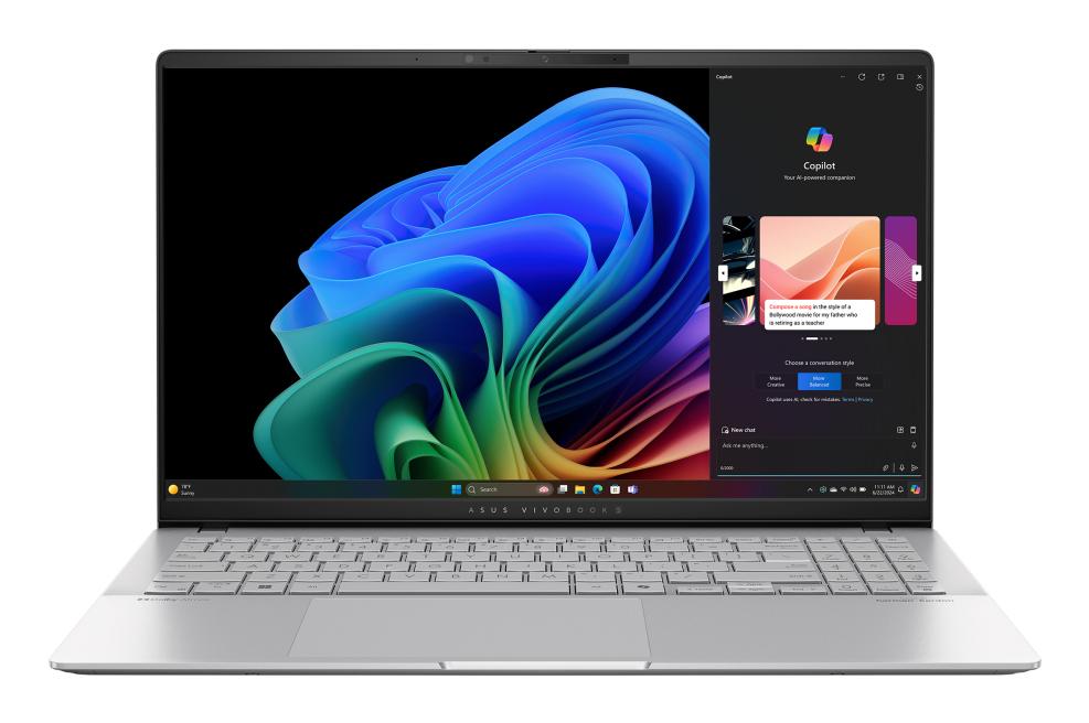 ASUS Vivobook S 15 S5507QA-MA051W Qualcomm Snapdragon X1P-42-100 Computer portatile 396 cm (15.6") 3K 16 GB LPDDR5x-SDRAM 1 TB