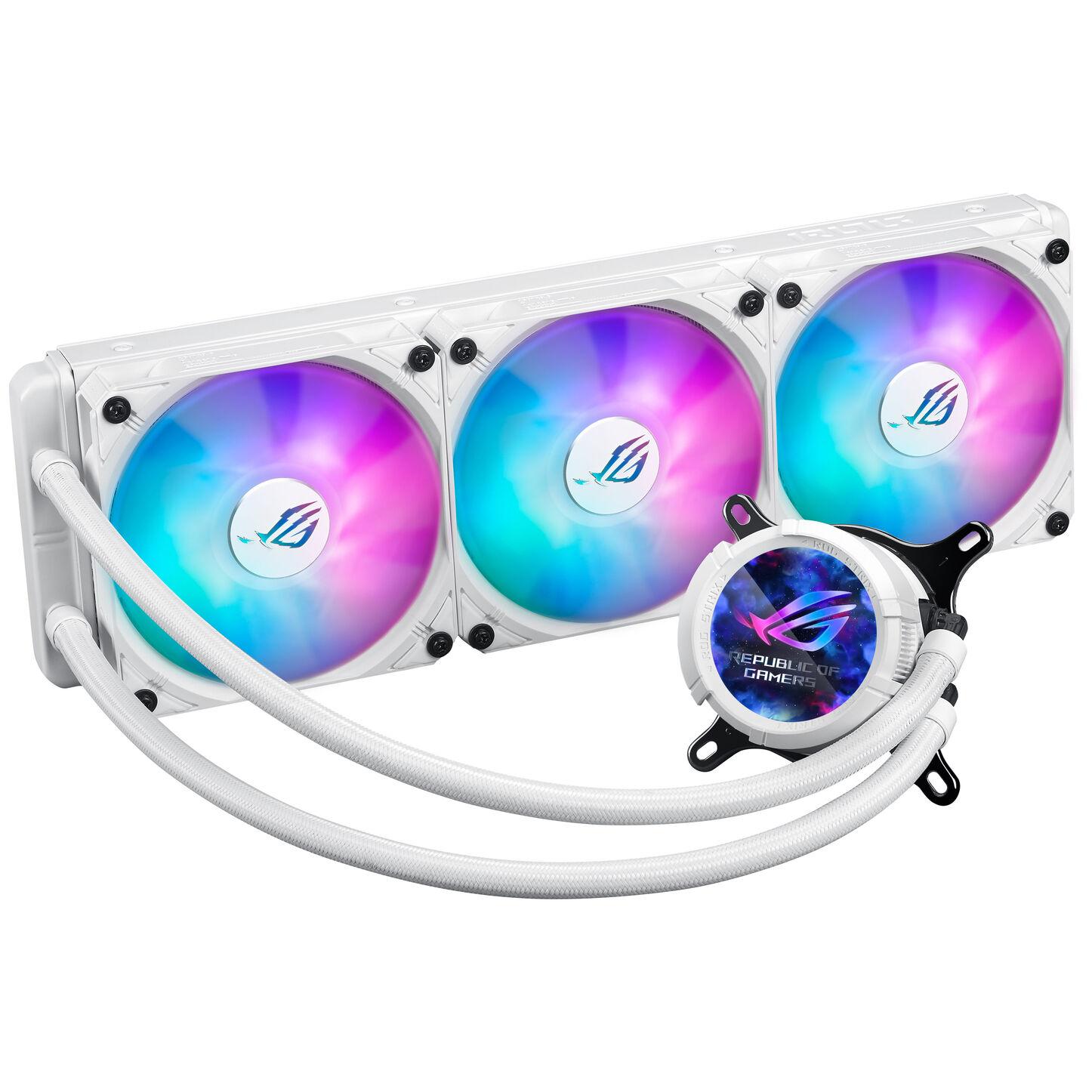 ASUS ROG Strix LC III 360 ARGB White Edition Case per computer Raffreddatore di liquidi tutto in uno 12 cm Bianco