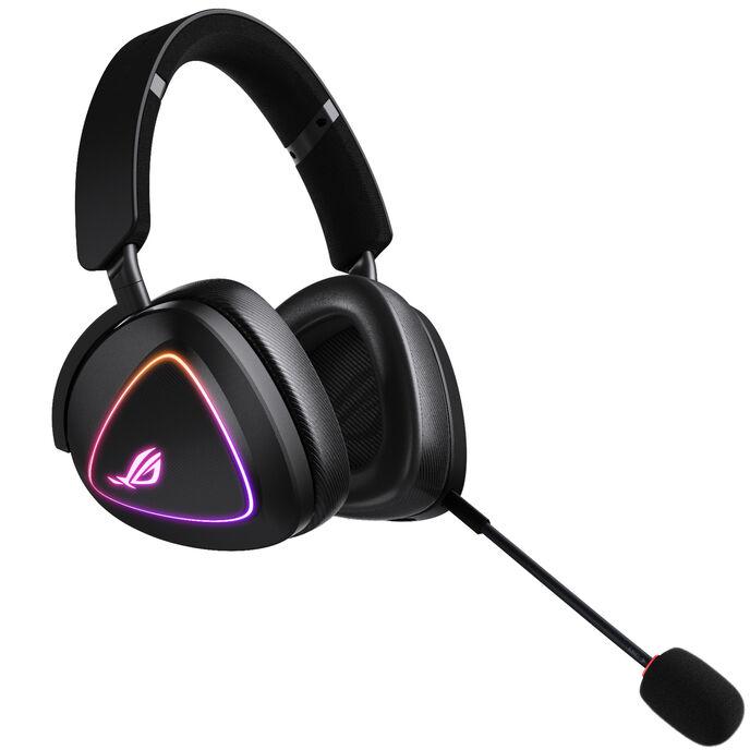ASUS ROG DELTA II Auricolare Con cavo e senza cavo A Padiglione Gaming USB tipo-C Bluetooth Nero (ROG Delta II Headset)