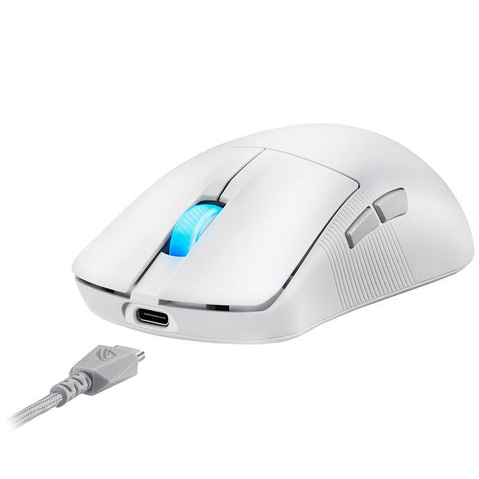 ASUS ROG Harpe Ace Mini mouse Giocare Ambidestro RF Wireless Bluetooth USB Type-C Ottico 42000 DPI