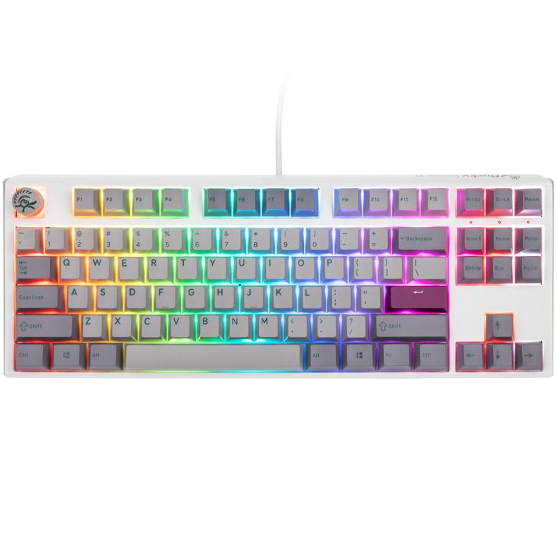 Ducky One 3 TKL - Tenkeyless (80 - 87 %) - Wired - USB - Interruttore meccanico - RGB -led - Silver (dkon2187st -Cuspdmiwhc2)