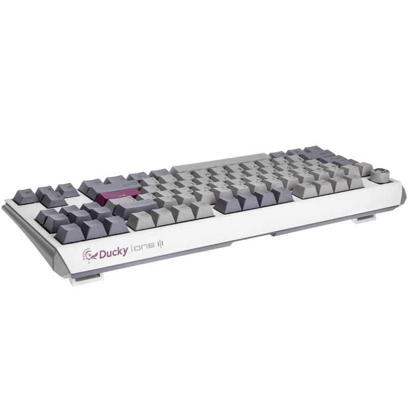 Ducky One 3 TKL - Tenkeyless (80 - 87 %) - Wired - USB - Interruttore meccanico - RGB -led - Silver (dkon2187st -Cuspdmiwhc2)