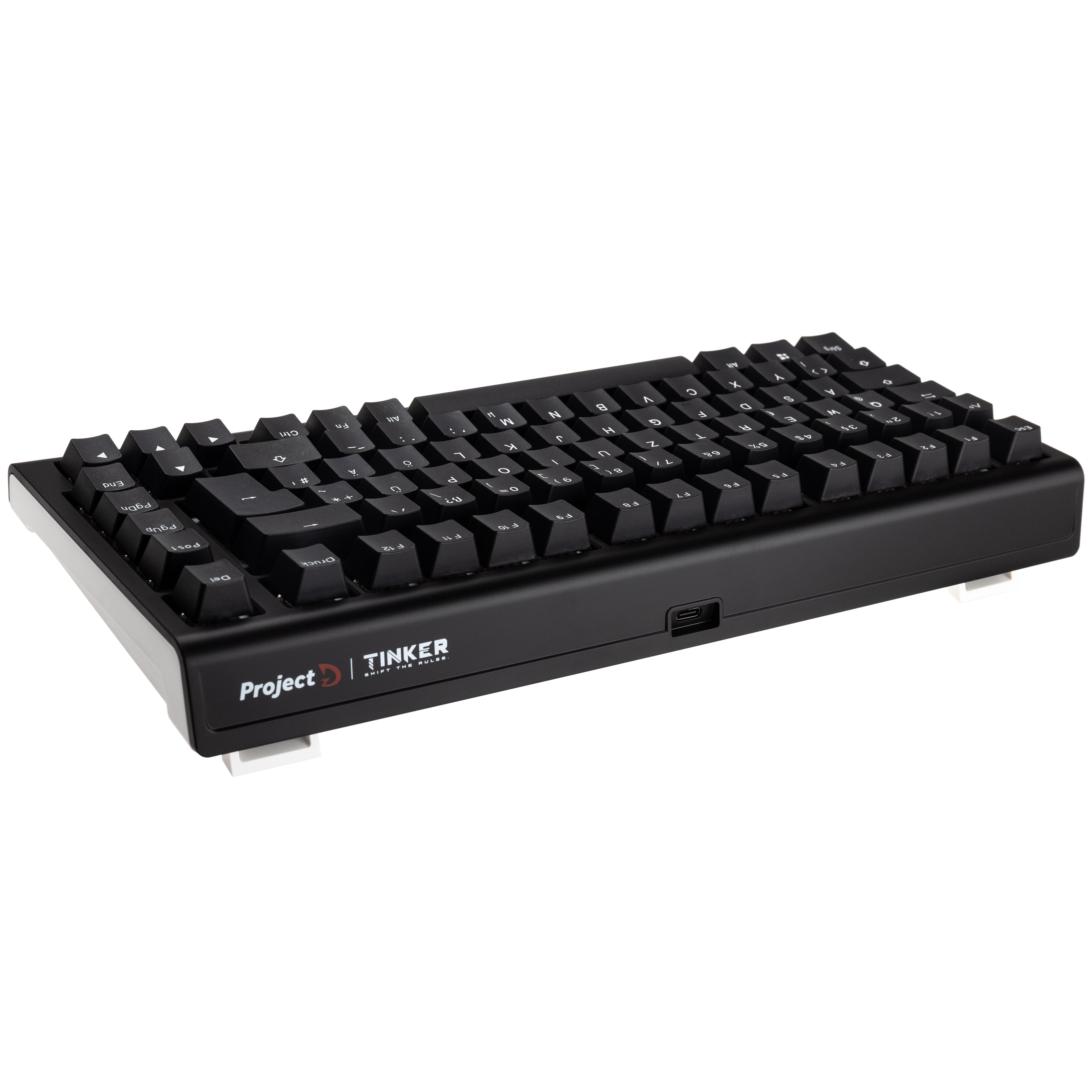 Tastiera da gioco Ducky Tinker 75 RGB-MX-RED ISO-DE-75% Tastiera da gioco di Ducky-Hot-Swap-Capable-With MX-Red Switchs-ISO Lay