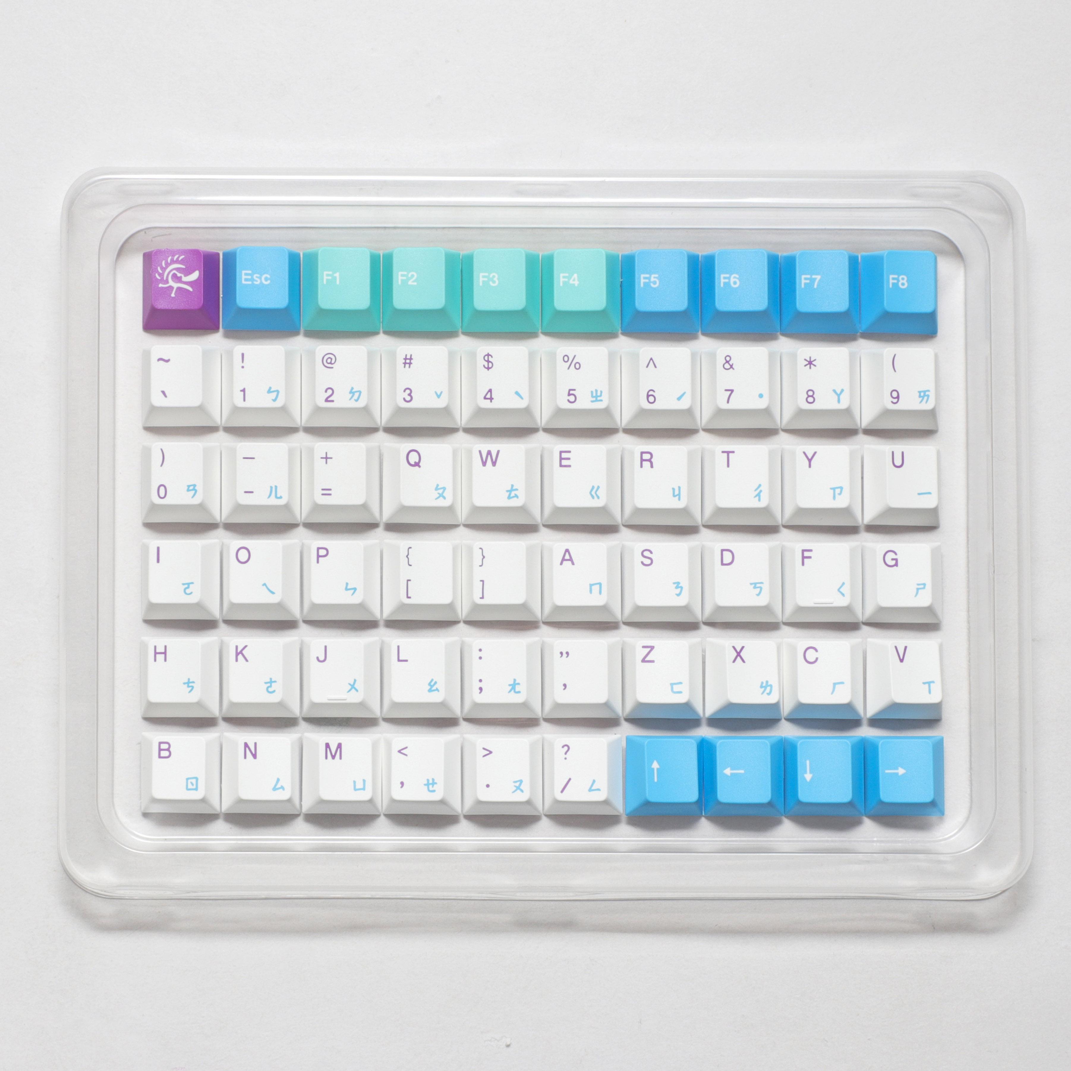 Ducky X MK Frozen Llama KeyCap Set-Exchange KeyCap Set da Ducky-With 108 KeyCaps da PBT compatibile con tutte le tastiere con l
