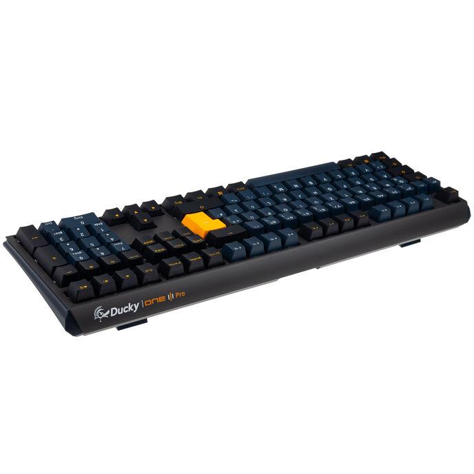 Tastiera da gioco Ducky One 3 Pro Nazca Line Gaming, meccanico, 8.000 Hz, swap a caldo, RGB - Cherry MX2A Blue, ISO (DE) (DKON2
