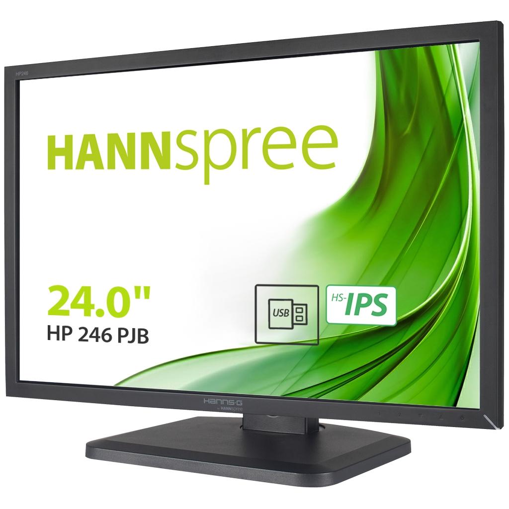 Hannspree HP246PJB LED display 61 cm 24 1920 x 1200 Pixel Full HD Nero (24 FHD IPS HDMI DP MTR HEIGHT ADJ)