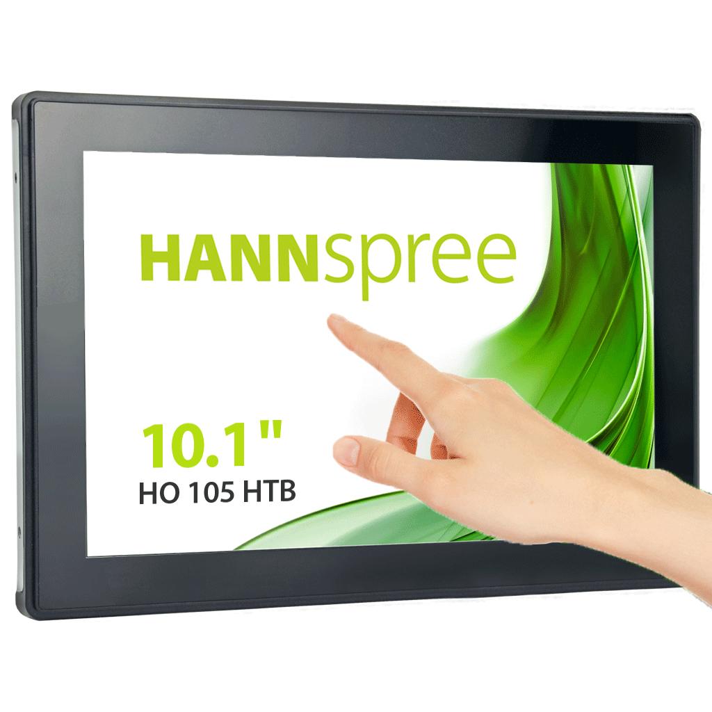 Hannspree Open Frame HO 105 HTB Pannello piatto per segnaletica digitale 256 cm 10.1 LCD 350 cd/m HD Nero Touch screen (10.1IN