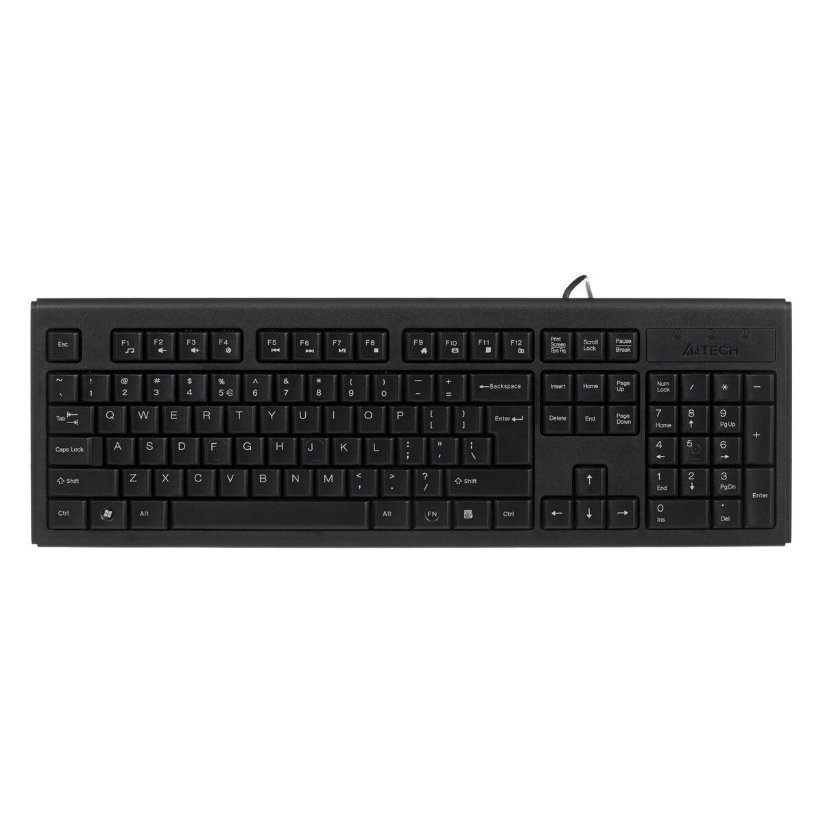 Tastiera A4 Tech KR-83 Nero Turco