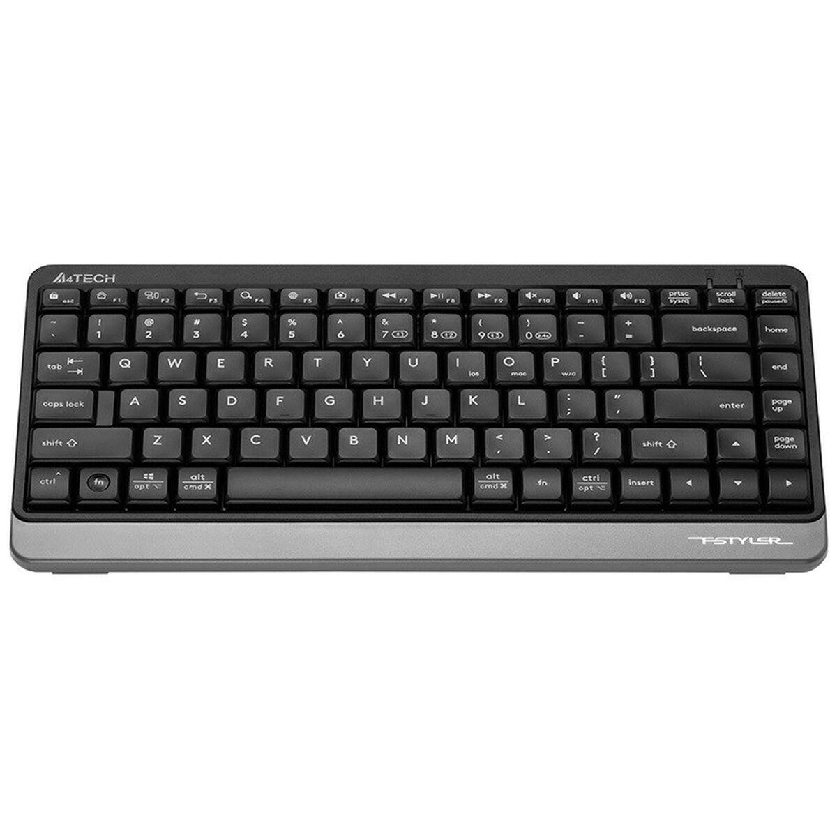 Tastiera A4 Tech A4TKLA47124 Bianco Inglese