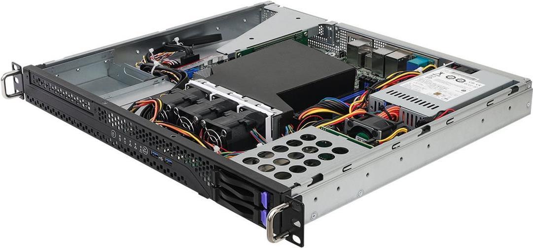 Asrock 1U2S-B650 sistema barebone per server AMD B650 Presa di corrente AM5 Rack (1U) Grigio