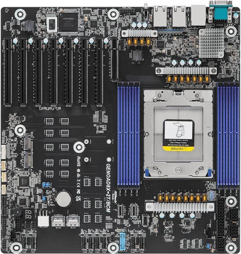 Scheda madre ASRock GENOAD8X-2T/BCM EEB Sockel SP5 singola