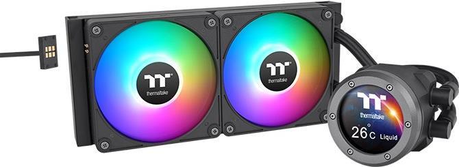 KIT WATERCOOLING AIO THERMALTAKE TH V2 ULTRA EX SYNC RGB - 240MM (NOIR)