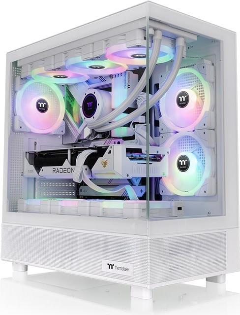 Thermaltake View 270 TG Midi Tower Bianco (View 270 TG ARGB Snow/White/Win/SPCC/Tempered Glass2/CT140 ARGB White Fan1/Brown Box)