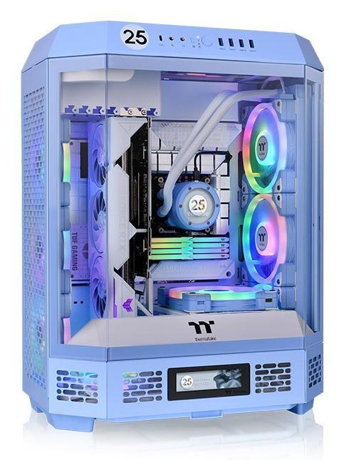 Termaltake La torre 600 torre atx nessuna alimentazione blu