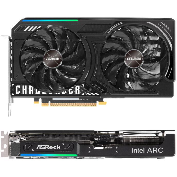ASRock Intel Arc B570 Challenger 10GB OC Graphics Card 10GB GDDR6 2600 MHz Base Clock Dual Fan 3x DisplayPorts / 1x HDMI Port