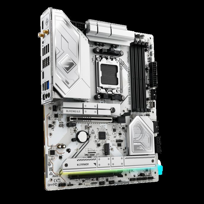 Asrock B850 STEEL LEGEND WIFI AMD B850 AM5 ATX 4 DDR5 HDMI Wi-Fi 7 2.5G LAN RGB 4x M.2