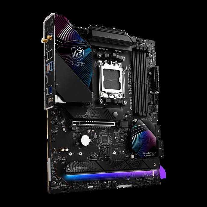 Asrock B850 RIPTIDE WIFI AMD B850 AM5 ATX 4 DDR5 HDMI Wi-Fi 7 2.5G LAN RGB 4x M.2