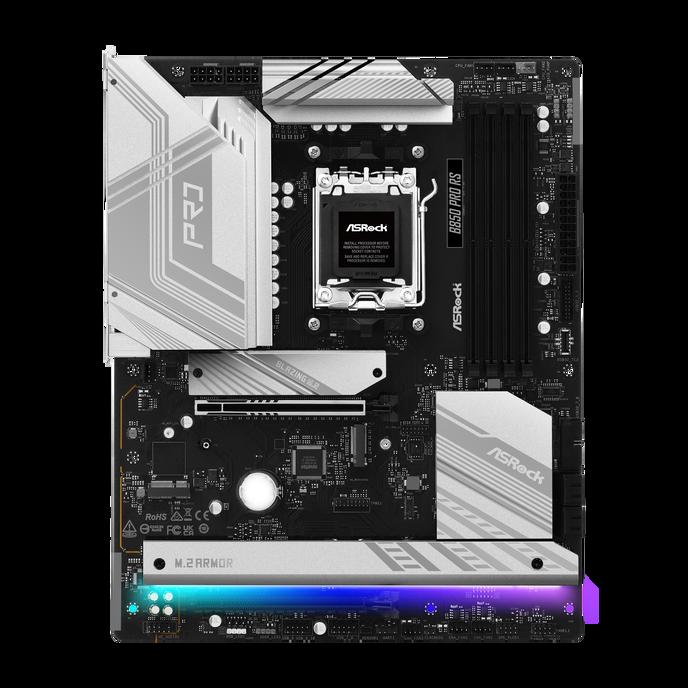 Asrock B850 PRO RS AMD B850 AM5 ATX 4 DDR5 HDMI USB-C DP-alt 2.5G LAN RGB 4x M.2