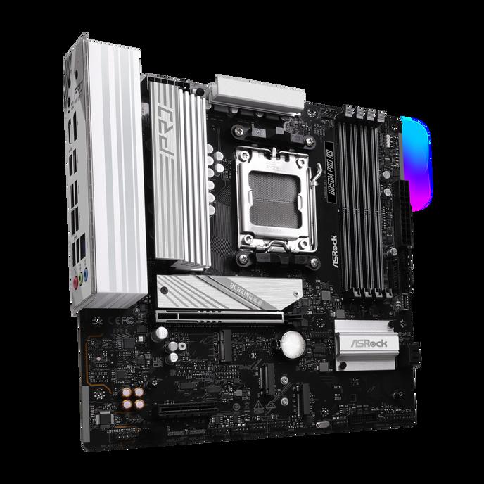 Asrock B850M PRO RS AMD B850 AM5 Micro ATX 4 DDR5 HDMI DP 2.5G LAN RGB 3x M.2