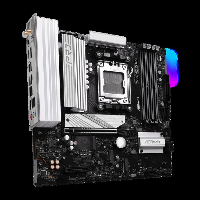 Asrock B850M PRO RS WIFI AMD B850 AM5 Micro ATX 4 DDR5 HDMI DP Wi-Fi 6E 2.5G LAN RGB 3x M.2