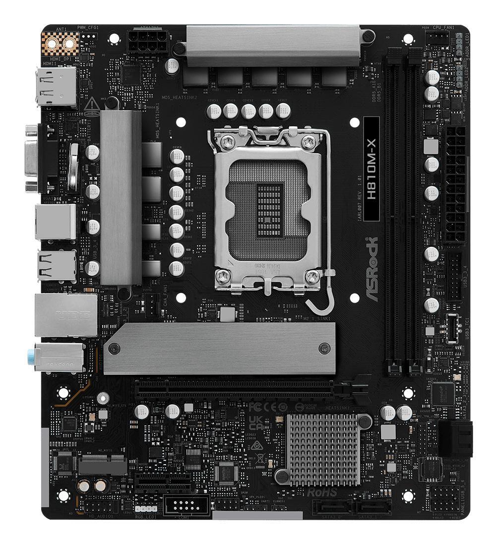 MB ASRock Intel 1851 H810M-X