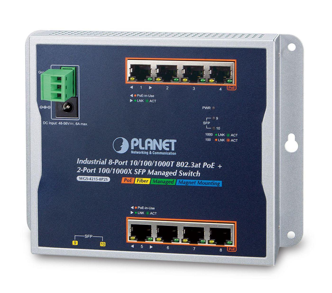 IP30 IPv6/IPv4 8-Port 1000T