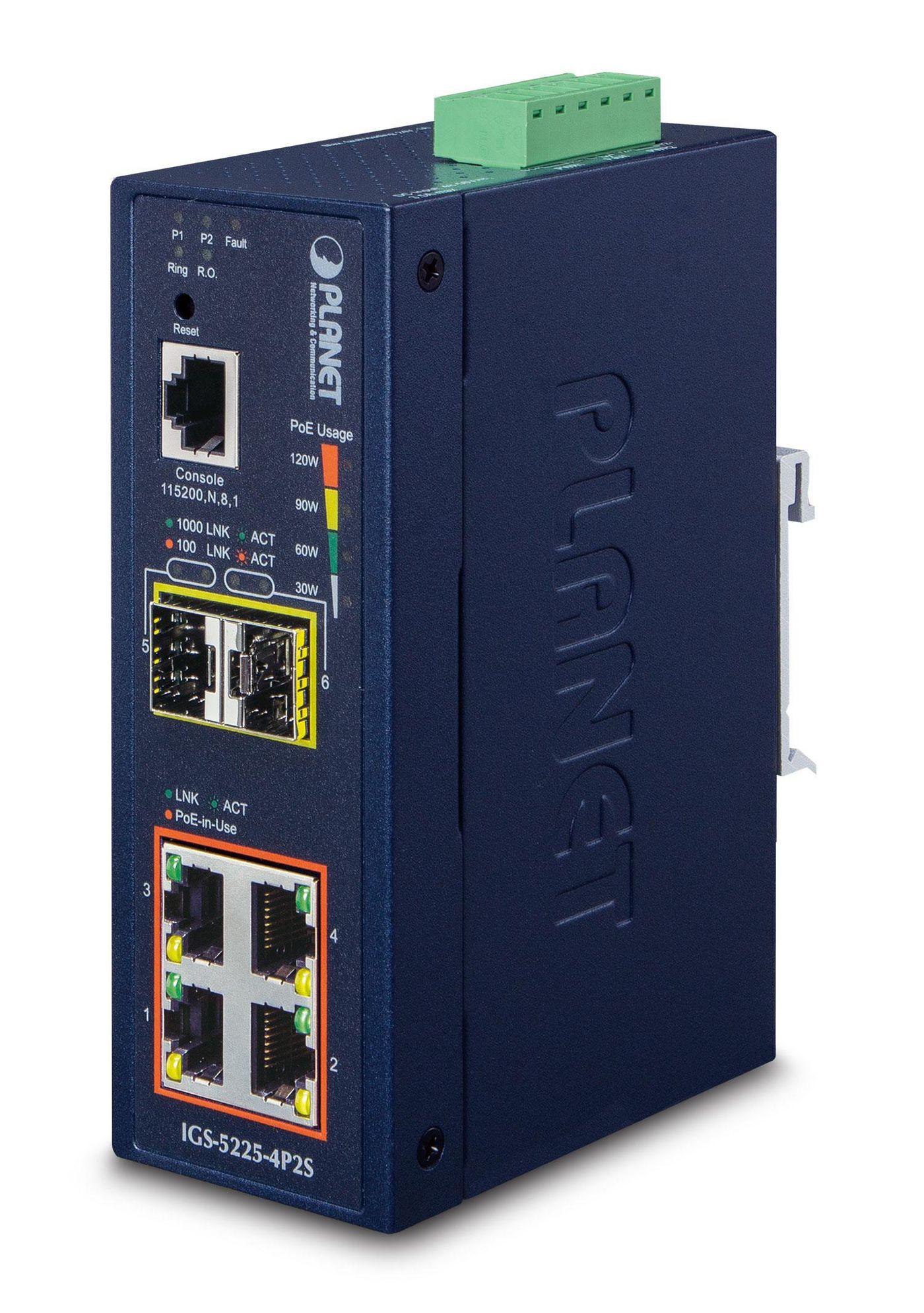 IP40 Industrial L2+/L4 4-Port