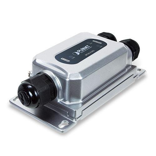 PLANET IPOE-E302 moltiplicatore di rete Trasmettitore di rete Nero Grigio 10 100 1000 Mbit/s (IP67-rated Industrial 1-Port - 80