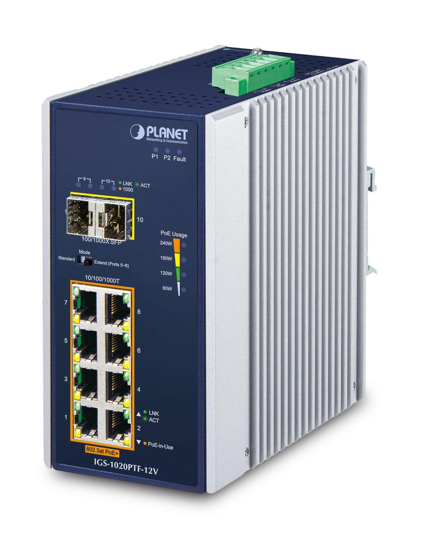 IP30 Ind8-P 10/100/1000T