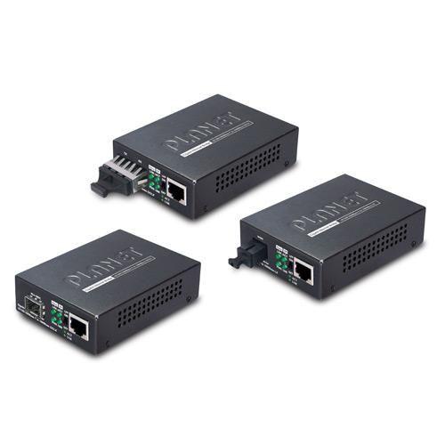 PLANET 10/100/1000BASE-T to convertitore multimediale di rete 2000 Mbit/s 1310 nm Nero (10/100/1000BASE-T to - 1000BASE-LX Giga