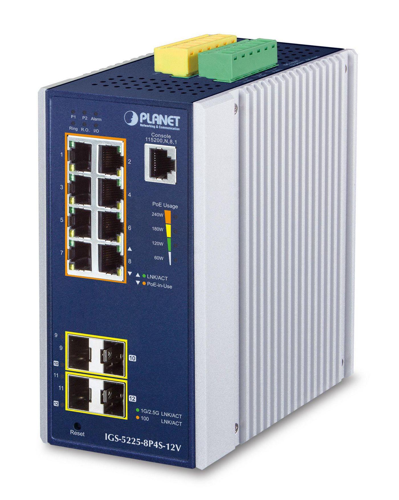 IP30 Industrial L2/L4 8-Port