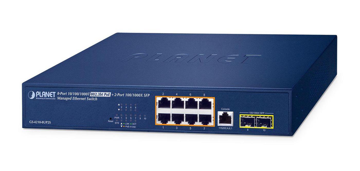 PLANET IPv6/IPv4, 8-Port...