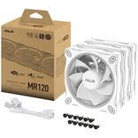ASUS Prime MR120 Fan ARGB Reverse White 3in1 Case per computer Ventilatore 12 cm Bianco 3 pz