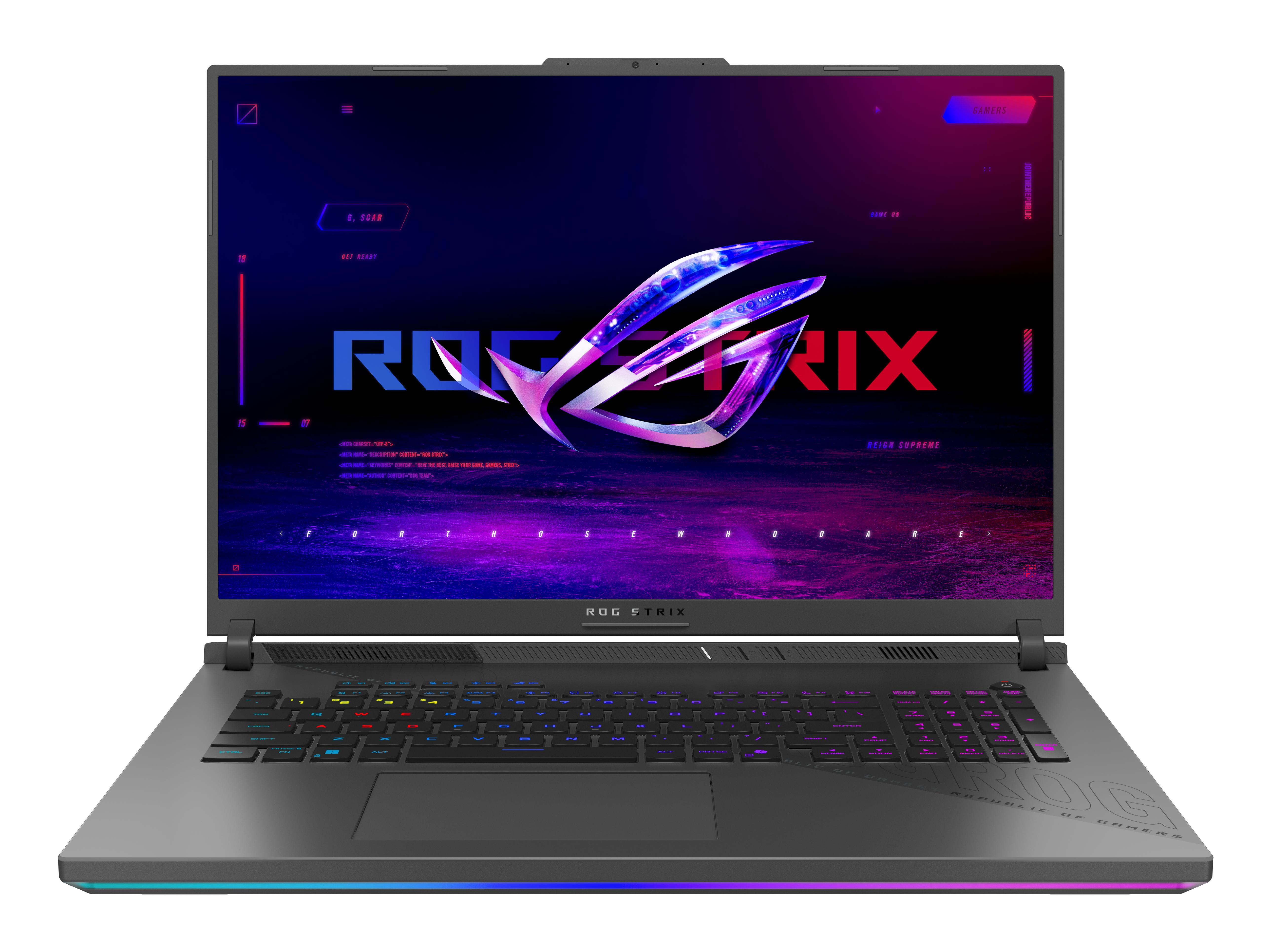 ASUS ROG Strix G18 G814PM-S9010W AMD Ryzen™ 9 8940HX Computer portatile 45,7 cm (18") WQXGA 32 GB DDR5-SDRAM 1 TB SSD NVIDIA