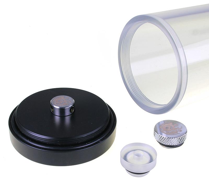 Bitspower Z-Multi 250 (POM Version) Beholder til vÃ¦skekÃ¸lesystem 1-pack Sort Transparent