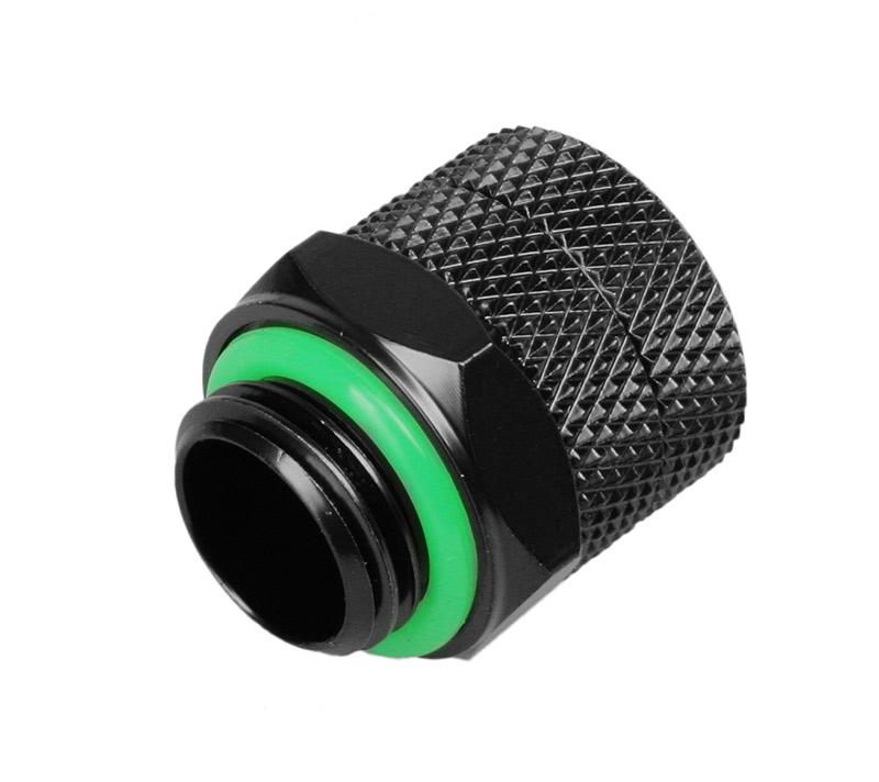 Collegamento dritto G1/4 pollici maschio a 10/8mm - II, nero opaco