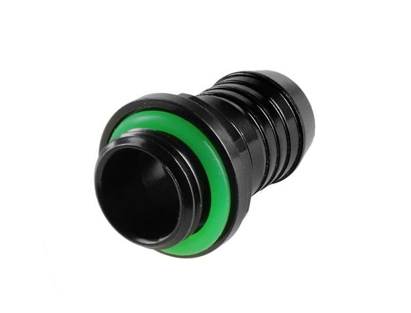 Collegamento dritto G1/4 pollici AG a 11 mm ID - nero opaco
