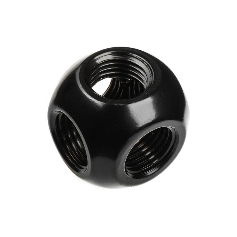 Adattatore Q-Splitter 5x G1/4 pollici IG - nero opaco