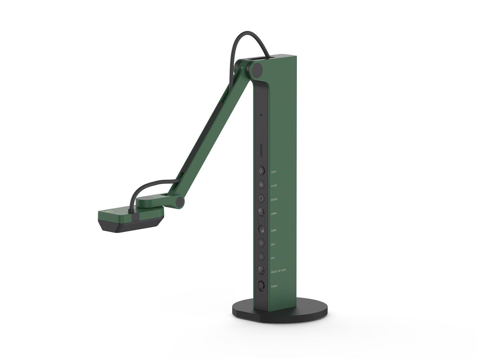 IPEVO VZ-R Document Camera (8 MP HDMI USB LED LIGHT ZOOM HDMI USB Micro-SD)