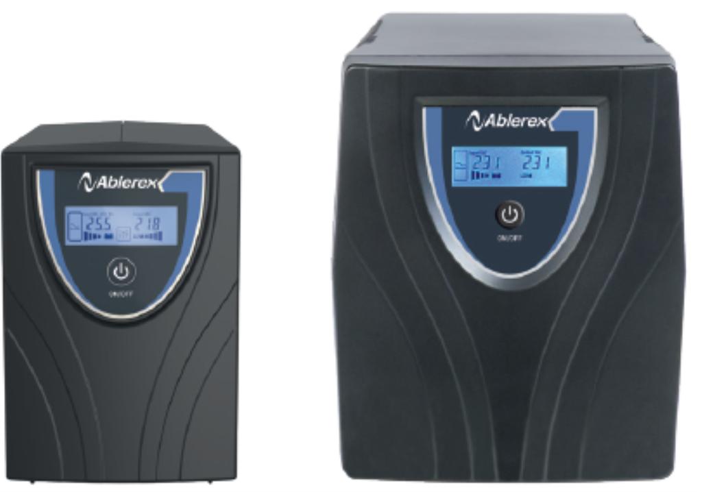 UPS Ablerex Glamor S 1500VA/1050W, line interactive a onda sinusoidale, con prese 3 x IEC e 2 x Schuko
