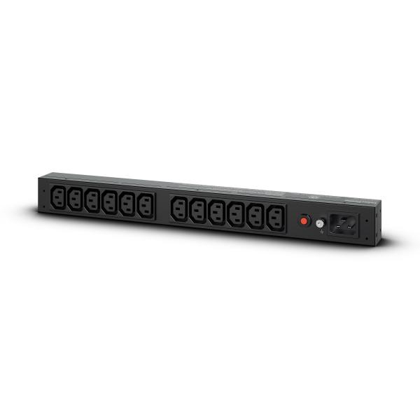 CyberPower PDU20BHVIEC12R unità di distribuzione dell'energia (PDU) 12 prese(e) AC 1U Nero