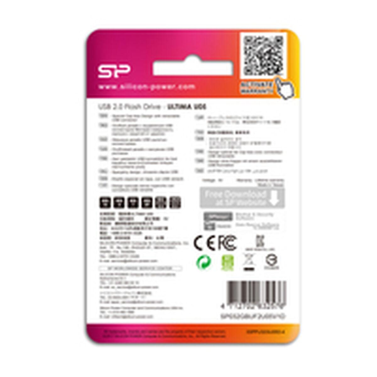 Memoria USB Silicon Power Ultima U05 Azzurro Blu Marino 32GB