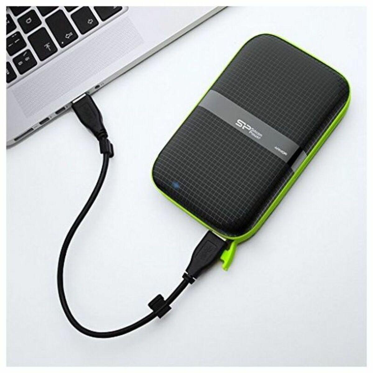 DISQUE DUR EXTERNE SILICON POWER ARMOR A60 - 2TO (NOIR/VERT)