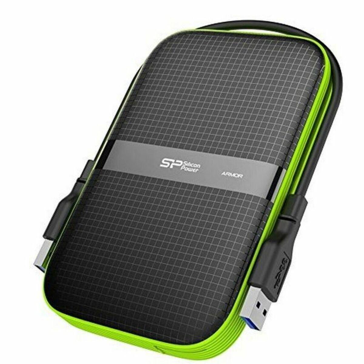 DISQUE DUR EXTERNE SILICON POWER ARMOR A60 - 2TO (NOIR/VERT)