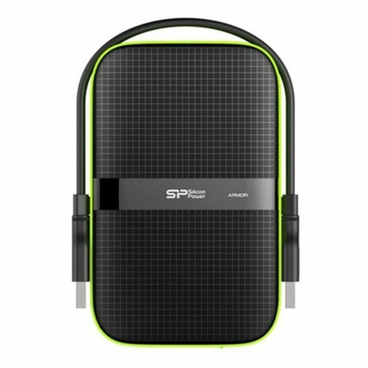 DISQUE DUR EXTERNE SILICON POWER ARMOR A60 - 2TO (NOIR/VERT)