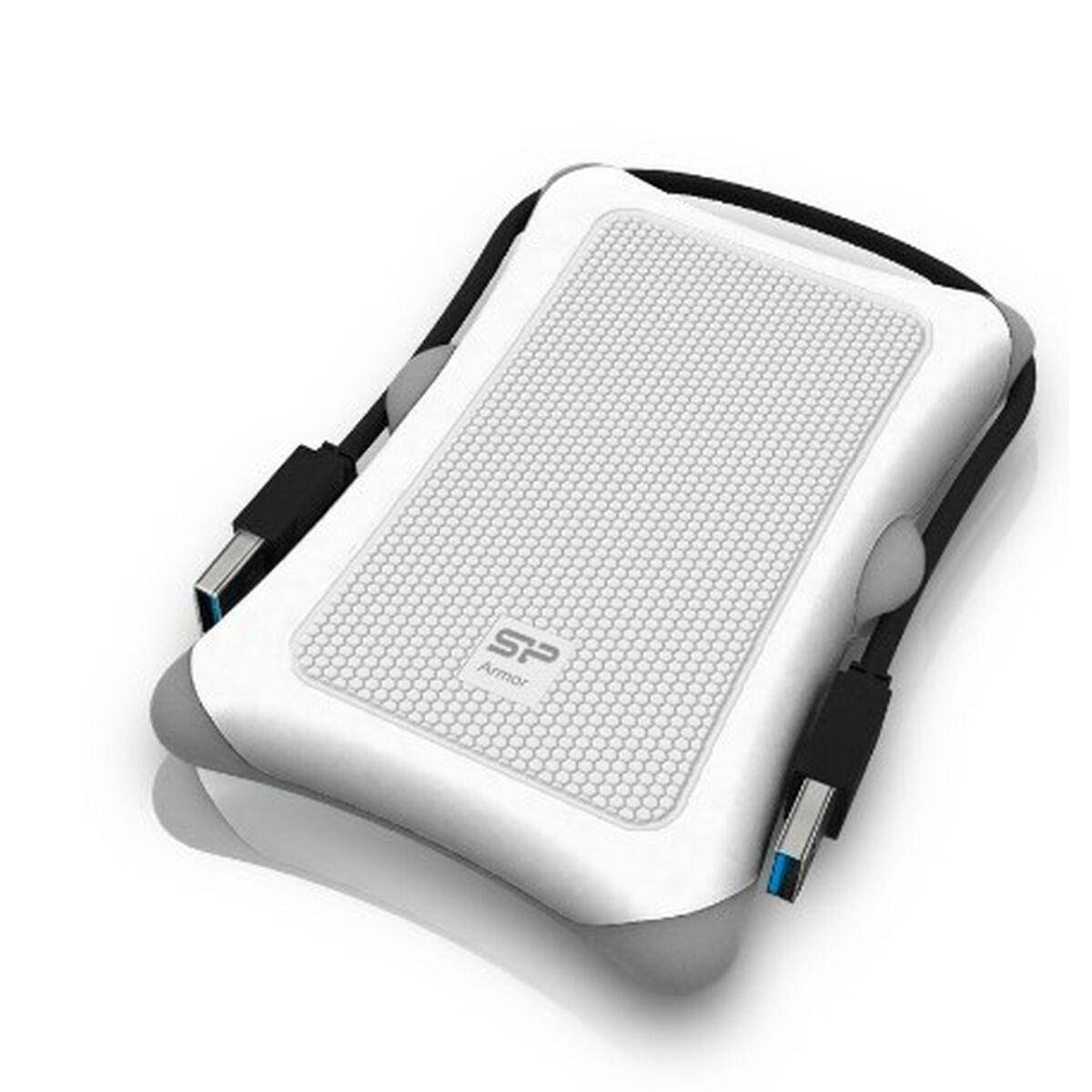 BOITIER EXTERNE ANTICHOC SILICON POWER ARMOR A30 USB 3.0 - 21/2 S-ATA (BLANC/GRIS)